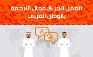 العمل الحر في مجال الترجمة بالوطن العربي [ انفوجرافيك ]